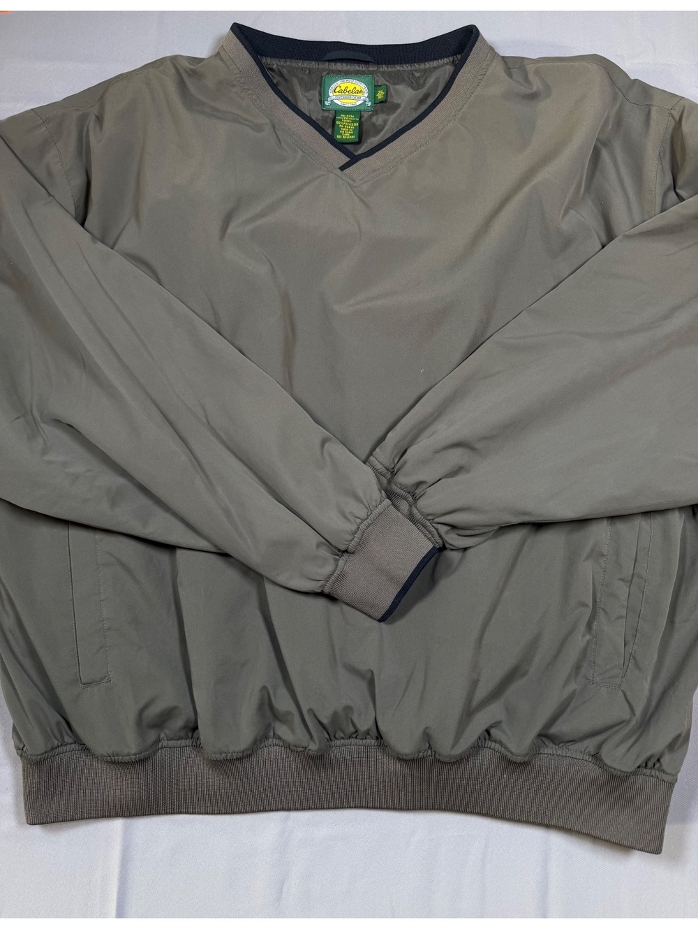Cabela's Outdoor Gear olive pullover windbreaker